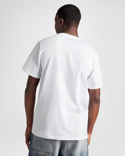 Toothpaste T-Shirt White, Back View