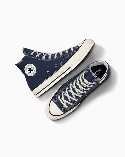 Chuck 70 Seasonal Color Midnight Navy/Egret/Black, Angled View