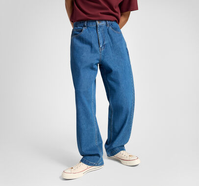 Open Hem Baggy Denim Pants Men's Pants. Converse.com
