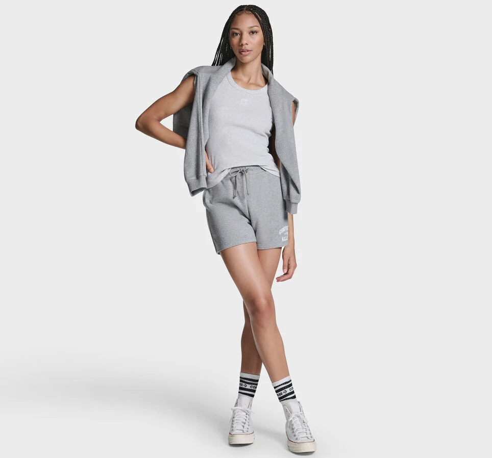 RETRO BOX STAR TANK Lt Grey Heather