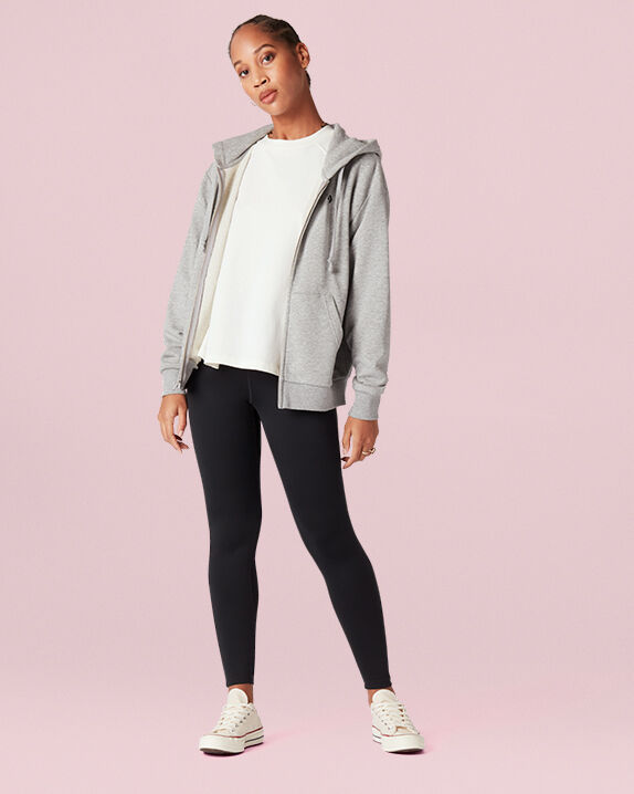 high top converse with leggings