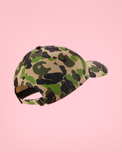 Evergreen Print Baseball Camo Evergreen Print, 3/4 View