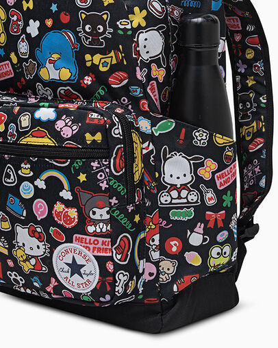 Converse x Hello Kitty And Friends Go 2 Backpack Black, Detail View