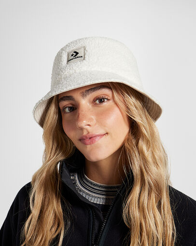 Reversible Sherpa Bucket Hat Converse Egret/Beach Stone