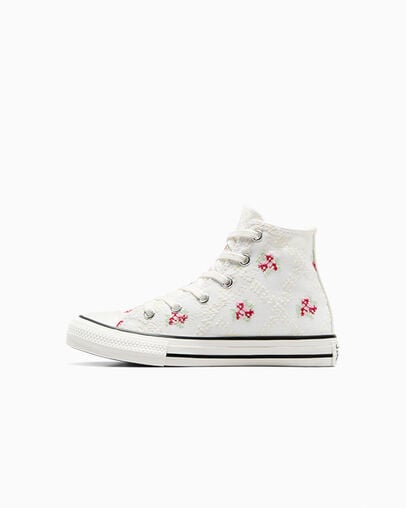 Chuck Taylor All Star Rose Cross Stitch Vintage White/Egret, Inner Side View