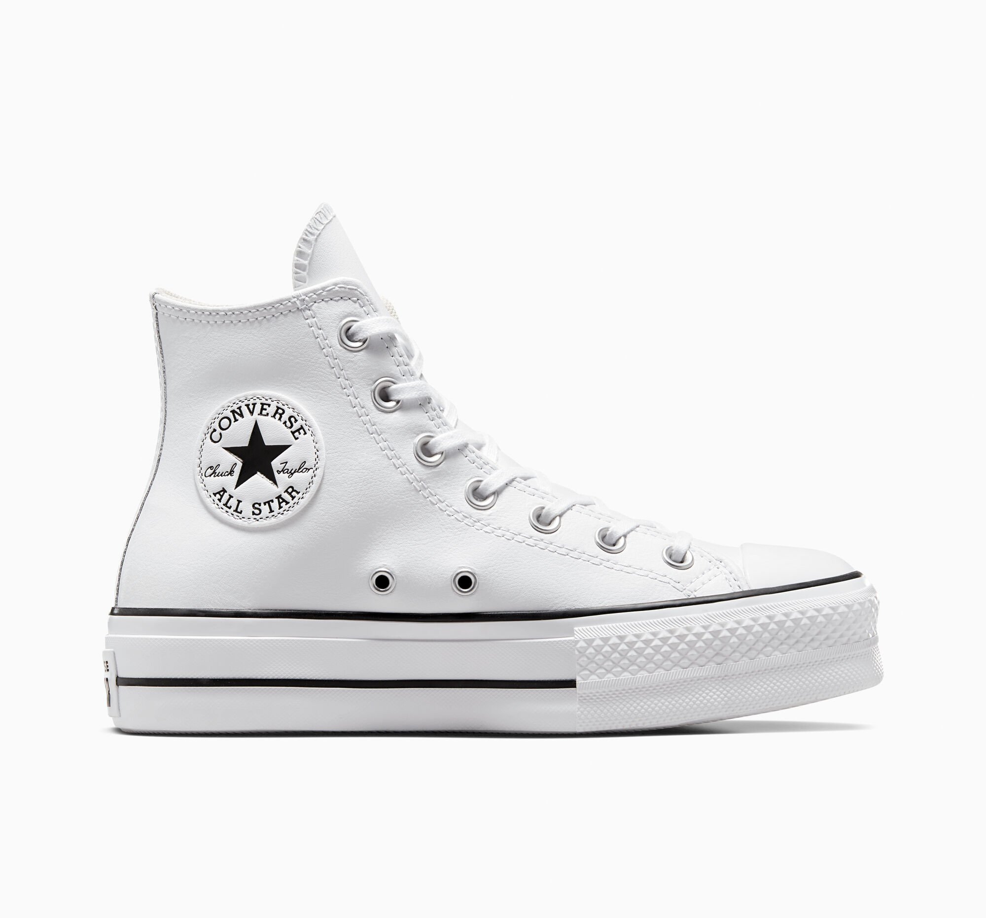 Clean Leather Platform Chuck Taylor All 