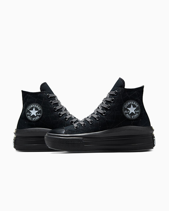 Chuck Taylor All Star Move Platform City Map Women's High Top Shoe