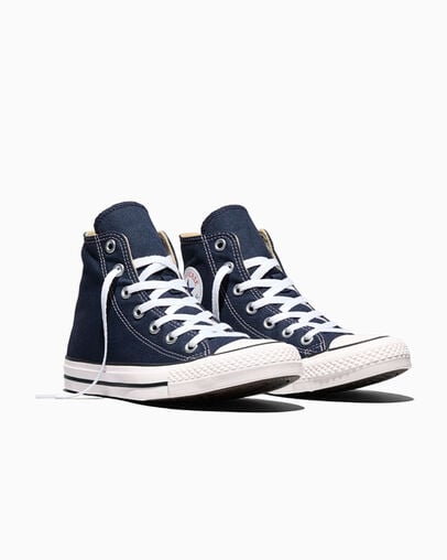 Chuck Taylor All Star Canvas Navy, Top and Side View