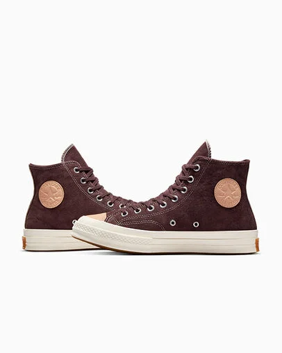 Chuck 70 Nubuck & Vachetta Rugged Brown/Vachetta Beige, Detail Angle View