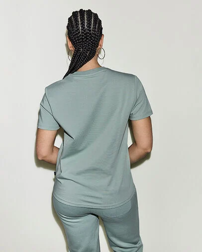 Chuck Taylor Patch T-Shirt Thyme Again Green, Detail View