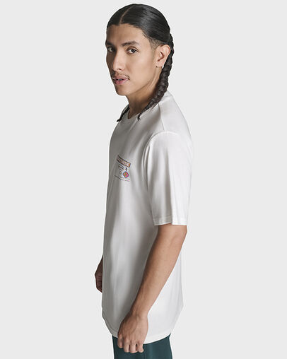 Heat Map T-Shirt White, Full Body View