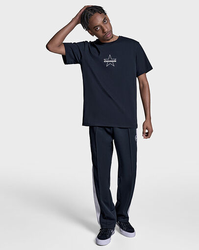 Star T-Shirt Black, Front View