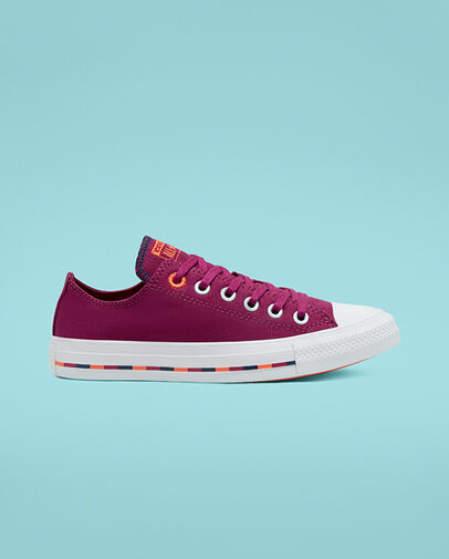 Varsity Remix Chuck Taylor All Star Rose Maroon/Vermillion Red