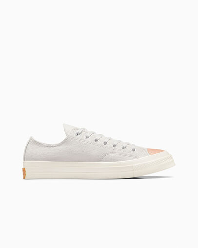 Chuck 70 Nubuck & Vachetta Barely Grey/Vachetta Beige, Outer Side View