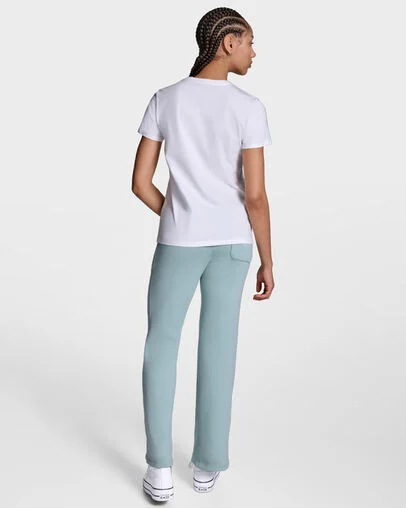 Stars T-Shirt White, Back View