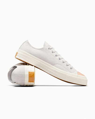 Chuck 70 Nubuck & Vachetta Barely Grey/Vachetta Beige, Detail Angle View