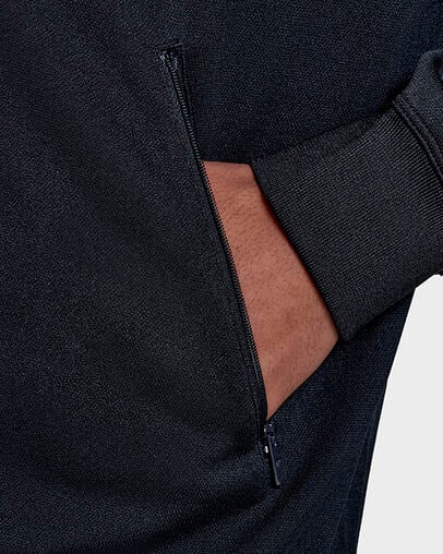 Retro Track Jacket Black