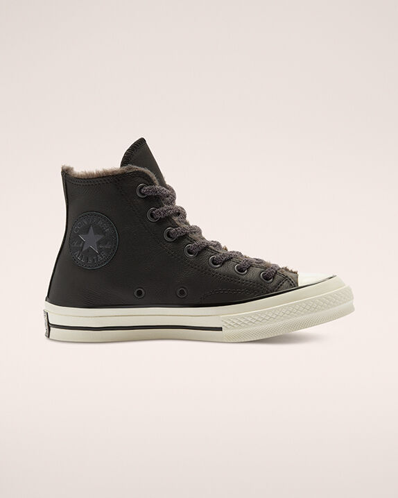 converse all black high