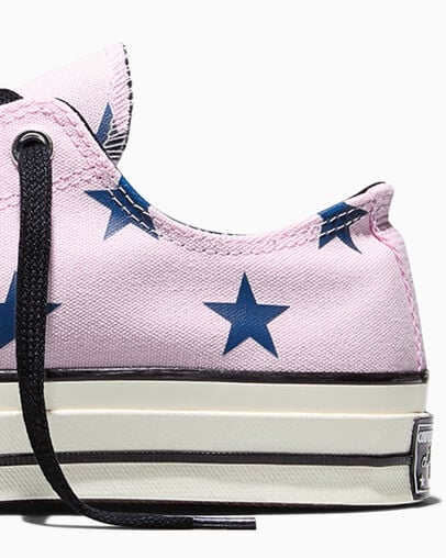 Chuck 70 Stars New Found Bloom Pink/Blue/Egret, Detail Angle View