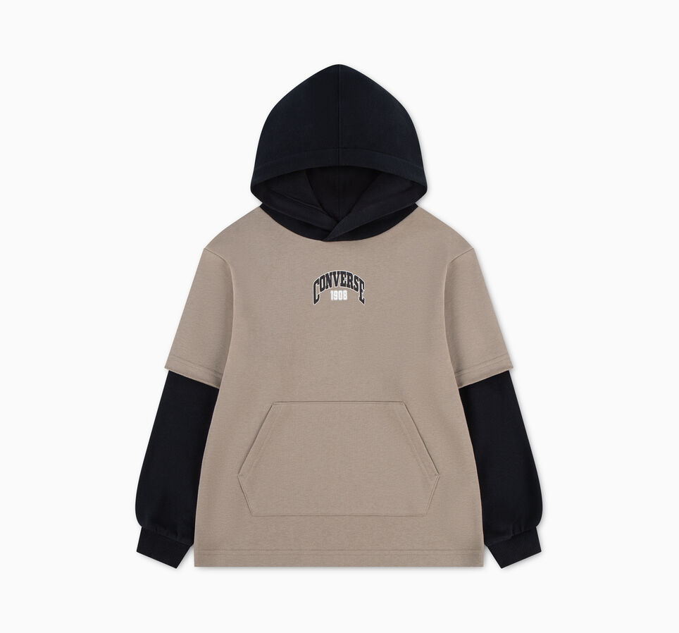 Colorblock Chuck Taylor Patch Hoodie Vintage Cargo