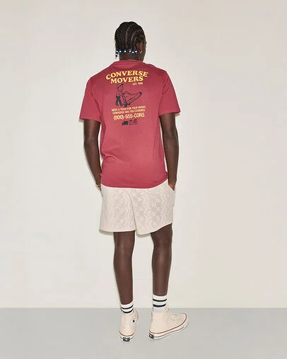 Converse Movers T-Shirt Brick Snack, Detail View