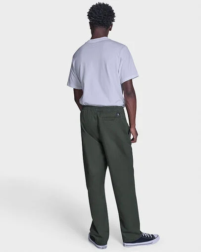 Straight Leg Pants Good Natured Green, Detail View