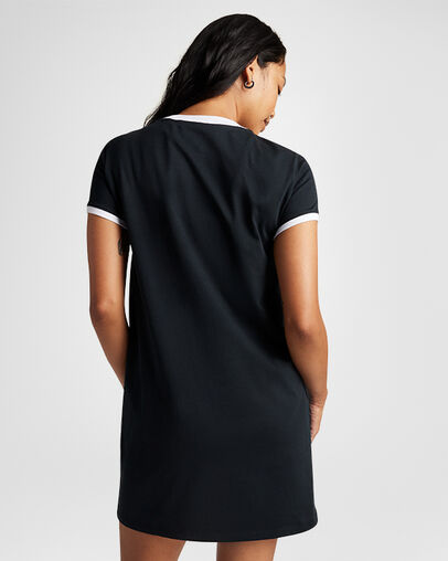 Retro Chuck Taylor T-Shirt Dress Converse Black, Back View