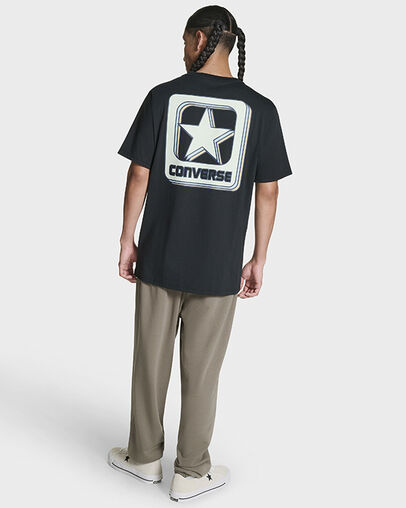 Star Logo T-Shirt Black, Detail View