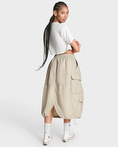 Star Chevron Sporty Boxy Fit T-Shirt White, Detail View