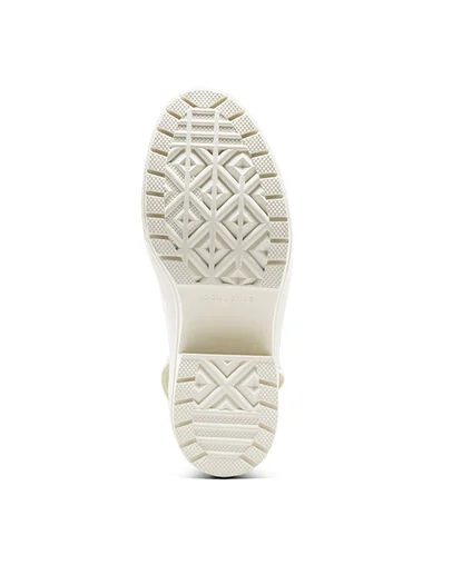Chuck 70 De Luxe Heel Sandal Platform Egret/Egret/Egret, Outsole View