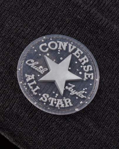 Winter Formal Beanie Dark Grey Heather/Silver, Back View