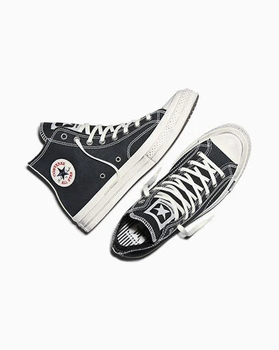 Converse x Madhappy Chuck 70 Black/Egret/Black, Angled View