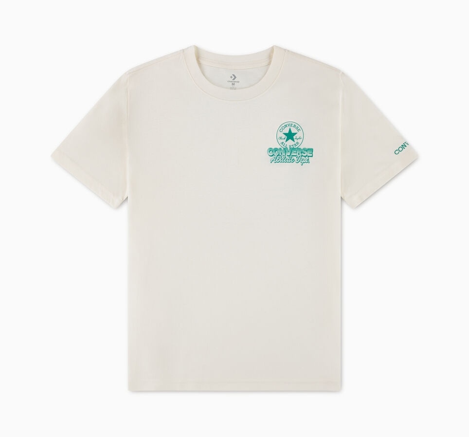 Retro Athletics Short Relaxed Sleeve T-Shirt Egret