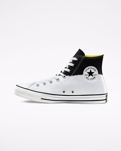 I Stand For Chuck Taylor All Star White/Black/Fresh Yellow, Inner Side View