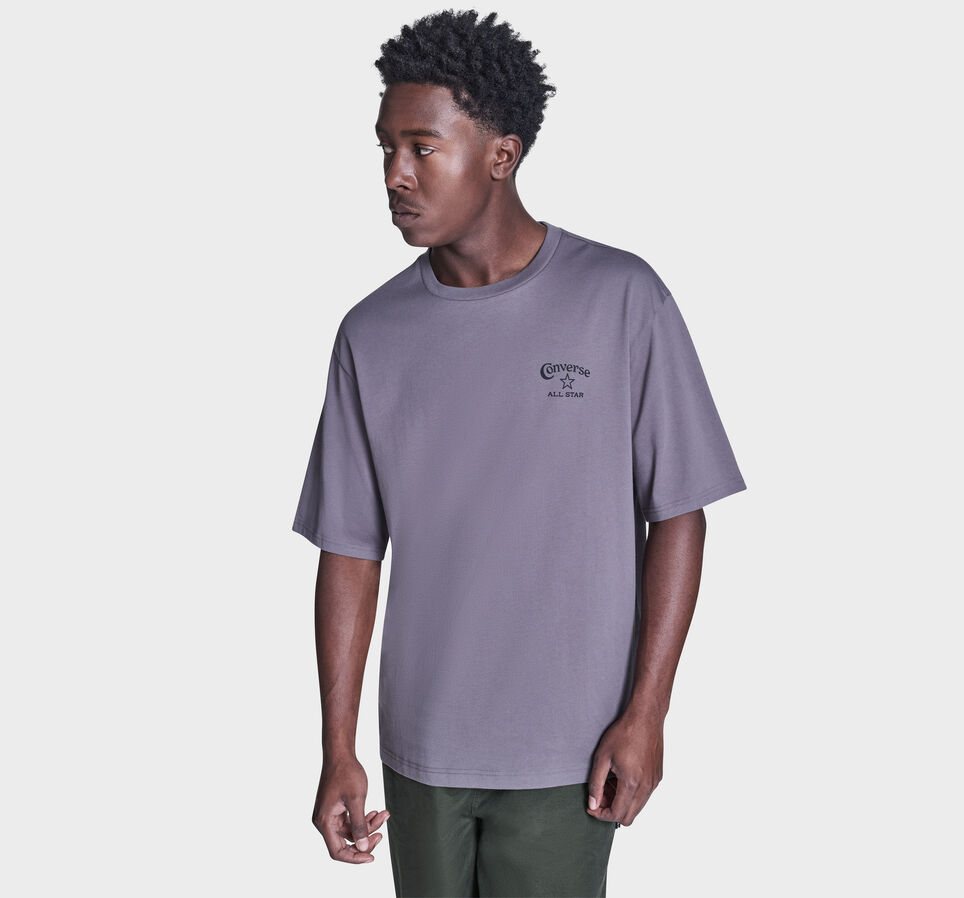 Heritage Wordmark Relaxed T-Shirt Darker Grey