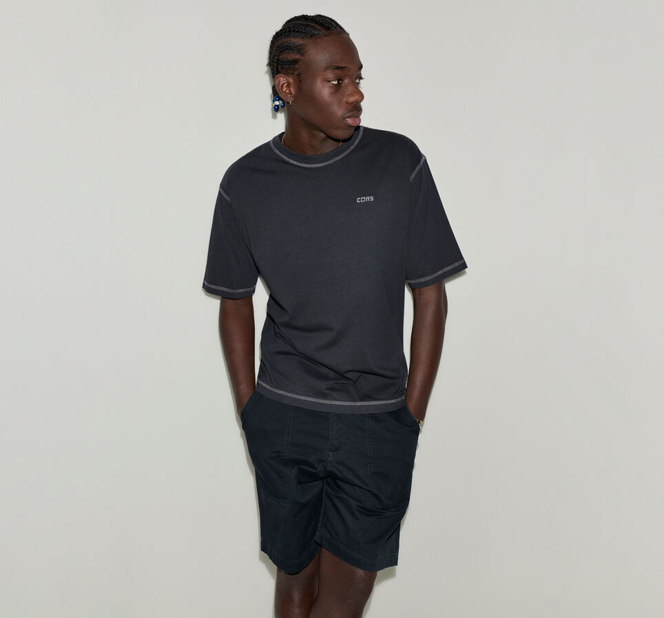 CONS Embroidered T-Shirt Converse Black