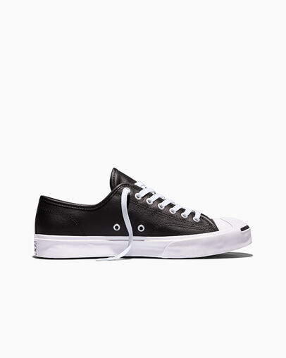 Jack Purcell Leather Black/White/White