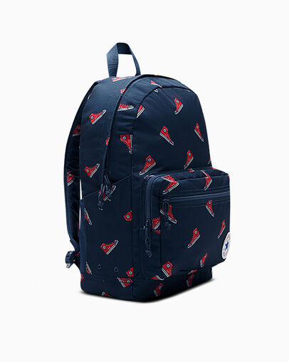 Go 2 Backpack Converse Navy/ Converse Red, 3/4 View