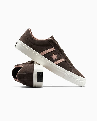 CONS One Star Academy Pro Nubuck Fresh Brew/Vachetta Beige, Detail Angle View