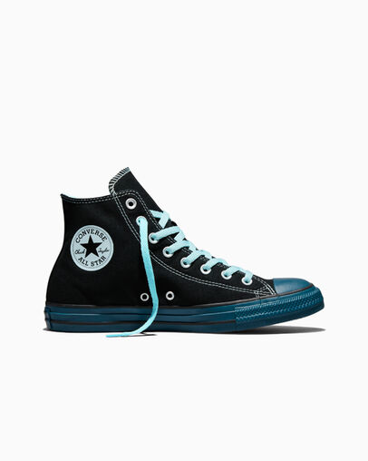 Chuck Taylor Color Pop Black/Murky Waters Blue/Rained Out Blue, Outer Side View