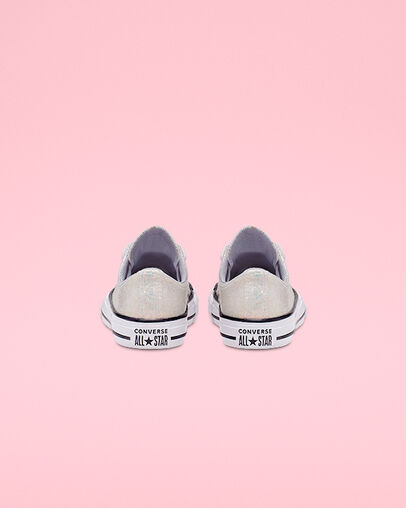 Coated Glitter Chuck Taylor All Star Wolf Grey/Black/White