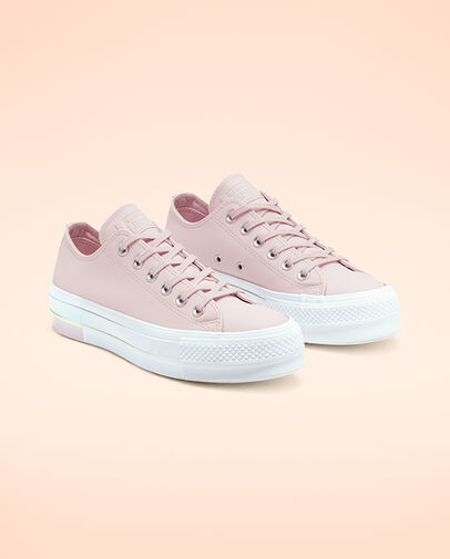 Intergalactic Fade Chuck Taylor All Star Platform Barely Rose/Polar Blue