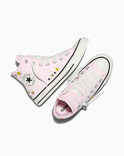 Chuck Taylor All Star Embroidered Florals New Found Bloom/In The Weeds, Angled View