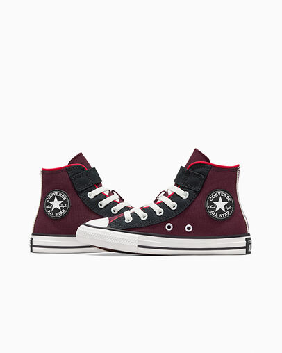 Chuck Taylor All Star Retro Easy-On Bloodstone Violet /Red/Black, Detail Angle View