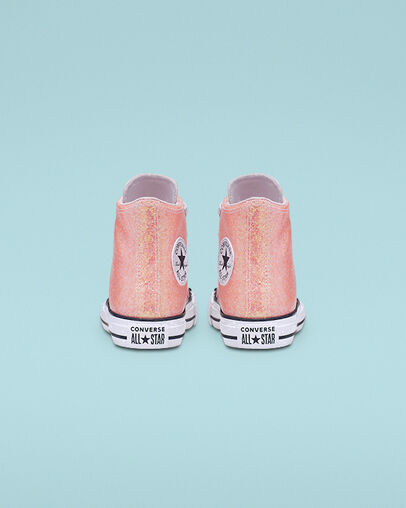 Coated Glitter Chuck Taylor All Star Barely Rose/Black/White