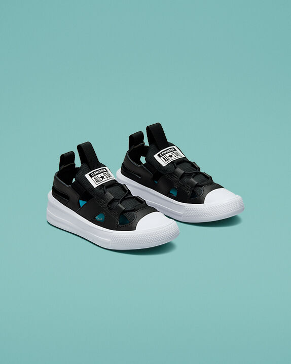 Girls Converse Junior All Star Ultra Sandals - Black