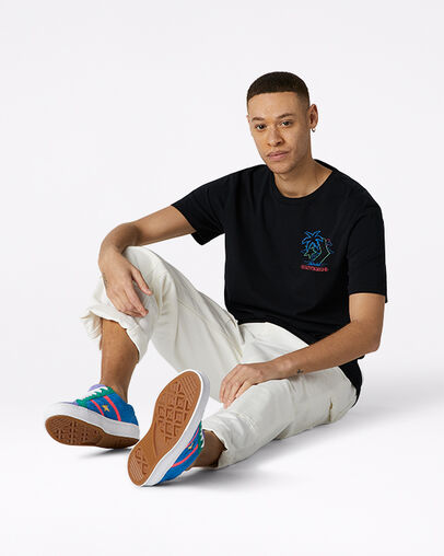 Graphic Palms Converse Black