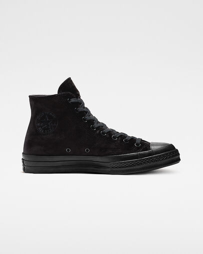 Chuck 70 Velvet High Top Black/Black/Black