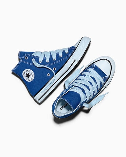 Chuck Taylor All Star Color Plus Blue/Cold Touch/Black, Angled View