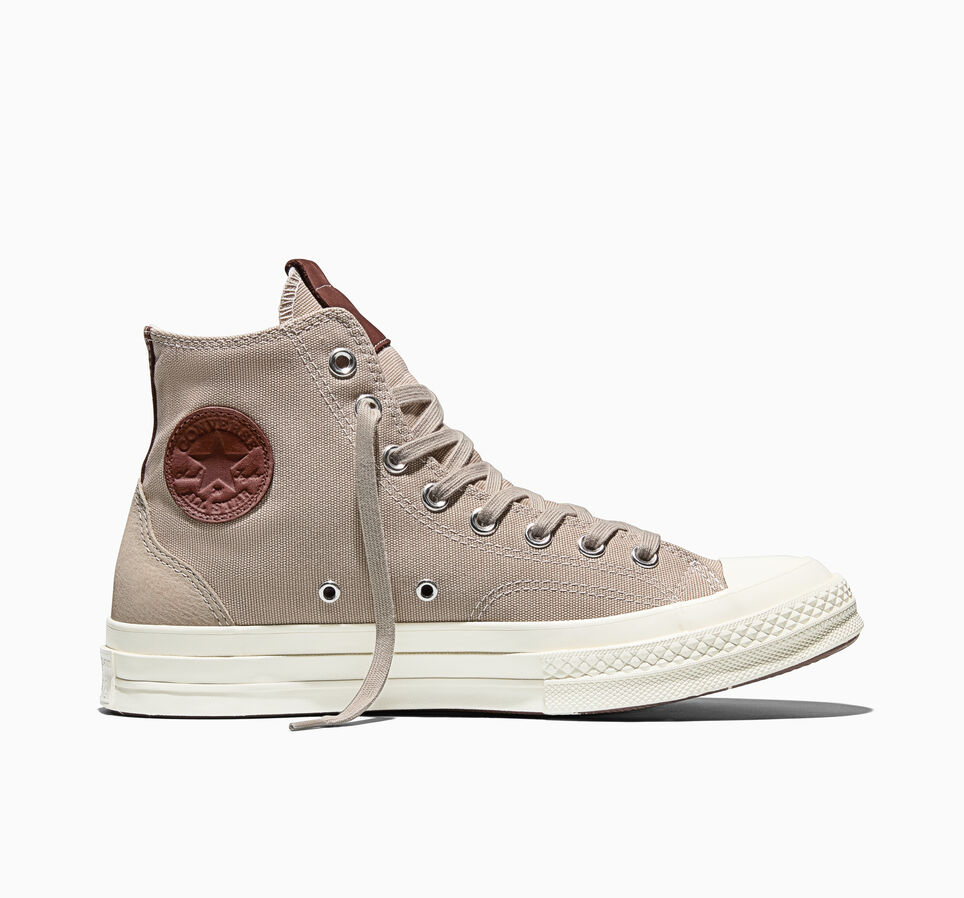 Chuck 70 Canvas & Suede Papyrus Brown/Egret/Twilight Blush Brown